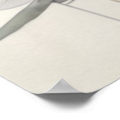 Poster Couleurs Cool Muet Aquarelle Conception abstraite  (Coin)