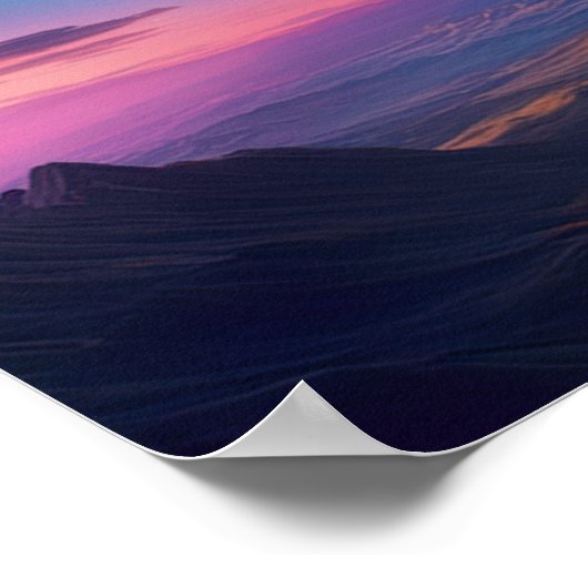 Poster Couleurs dans la toile céleste (Coin)