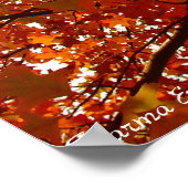 Poster Couleurs d'automne (Coin)
