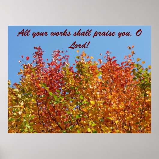 Poster Couleurs d'automne 4 (Devant)