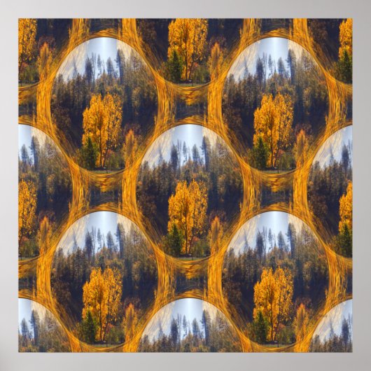 Poster Couleurs d'automne à Hayfork... (Devant)