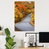 Poster Couleurs d'automne au Brown County State Park (Bureau à domicile)