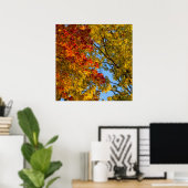 Poster Couleurs d'automne, Ciel bleu, Ohio (Bureau à domicile)