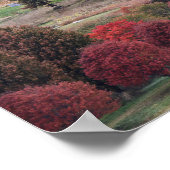 Poster Couleurs d'automne dans le Massachusetts (Coin)