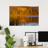 Poster Couleurs d'automne dans le parc d'état de Maplewoo (Bureau à domicile)