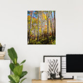 Poster Couleurs d'automne des arbres d'Aspen 5 (Bureau à domicile)
