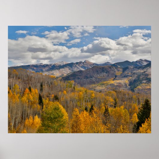 Poster Couleurs d'automne du col Keebler d'Aspens et de C (Devant)