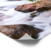 Poster Couleurs d'automne le long de Bishop Creek, CA (Coin)