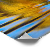 Poster Couleurs d'automne reflétant dans Rush Creek (Coin)