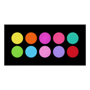 Poster Couleurs de Cercle