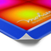 Poster Couleurs de Flickering transitoires (Coin)