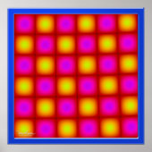 Poster Couleurs de Flickering transitoires (Devant)