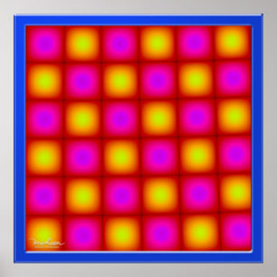 Poster Couleurs de Flickering transitoires