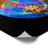 Poster Couleurs de la paix mondiale (Coin)