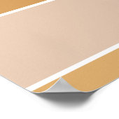 Poster Couleurs de la plage Sable Océan Moderne Abstrait (Coin)