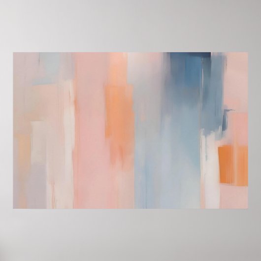 Poster Couleurs de l'aube aérée - Le souffle de l'aube | (Devant)