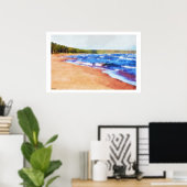 Poster Couleurs de l'eau (Bureau à domicile)