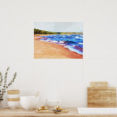 Poster Couleurs de l'eau (Cuisine)