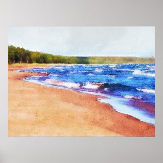 Poster Couleurs de l'eau (Devant)