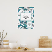 Poster couleurs de l'équipe de volley-ball avec photos gr (Cuisine)