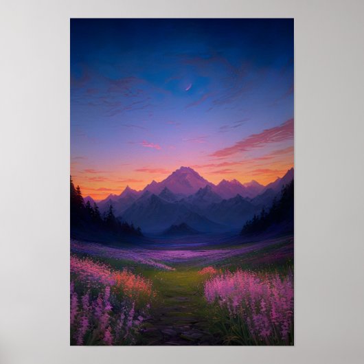 Poster Couleurs de l'Horizon (Devant)