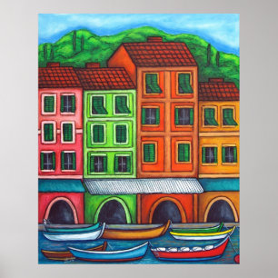 Poster Couleurs de Liguira Imprimer par Lisa Lorenz