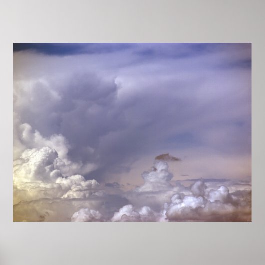 Poster Couleurs de l'impression du ciel (Devant)