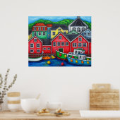 Poster Couleurs de Lunenburg Imprimer par Lisa Lorenz (Cuisine)