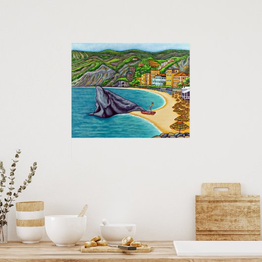 Poster Couleurs de Monterosso Imprimer (Cuisine)