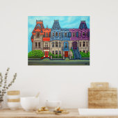 Poster Couleurs de Montréal (Cuisine)