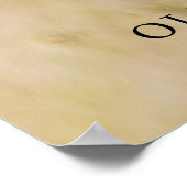 Poster Couleurs de texte modifiables Mariage moderne Bien (Coin)