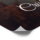 Poster Couleurs de texte modifiables pour panneau de bien (Coin)