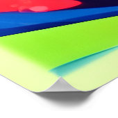 Poster Couleurs de torsion dans le tunnel psychédélique (Coin)