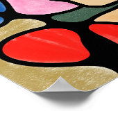 POSTER COULEURS D'EAU NUMÉRIQUE NEUROGRAPHIQUE (Coin)