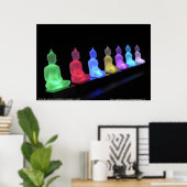 POSTER COULEURS D'ÉCLAIRAGE (Bureau à domicile)