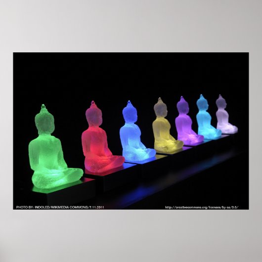 POSTER COULEURS D'ÉCLAIRAGE (Devant)
