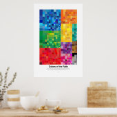 Poster Couleurs des rails (clair) (Cuisine)