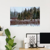 Poster Couleurs d'hiver (Bureau à domicile)