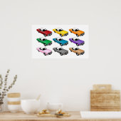 Poster Couleurs Dodge Dart (Cuisine)
