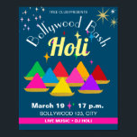 Poster Couleurs du Festival Hindu Holi Moderne<br><div class="desc">Personnalisable Holi couleurs festival moderne coloré carte d'invitation. Célébrez la fête des couleurs de Holi Hindu avec ce design coloré et lumineux. Moderne, tendance abstrait festival holi esthétique illustration cadeau envelopper et vaisselle de fête. Veuillez consulter la collection pour d'autres produits. Festival hindou heureux Holi design motif moderne. Saupoudrer de...</div>