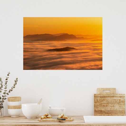 Poster Couleurs du lever de soleil et nuages (Cuisine)
