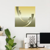Poster couleurs d'un coucher de soleil d'été (Bureau à domicile)