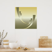 Poster couleurs d'un coucher de soleil d'été (Cuisine)