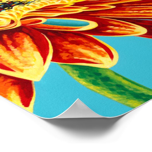 Poster Couleurs éclatées I (Coin)