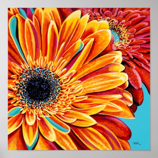 Poster Couleurs éclatées II (Devant)