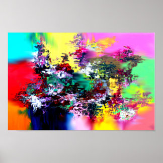 Poster Couleurs écrasantes