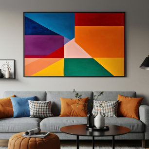 Poster Couleurs en équilibre