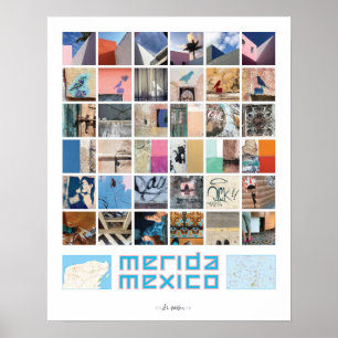Poster Couleurs et motifs de Mérida