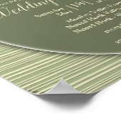 Poster Couleurs et rayures de la nature verte - Amis des  (Coin)