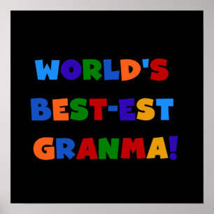 Poster Couleurs lumineuses du Meilleur-est Granma du